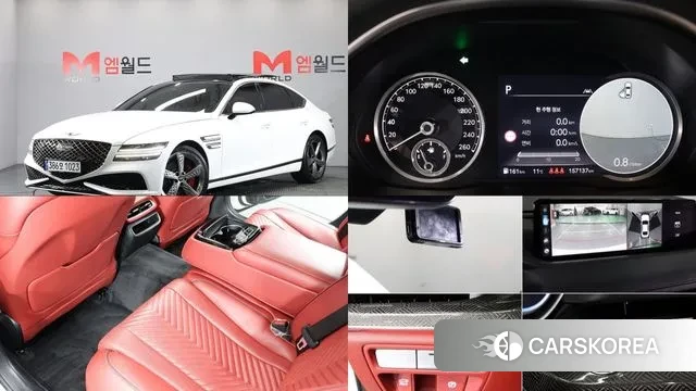 Genesis G80 (RG3) 2022 Белый из Кореи