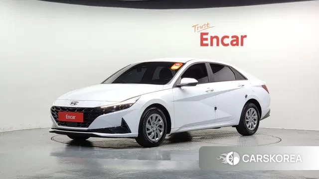 Hyundai Avante (CN7) 2021 Белый из Кореи