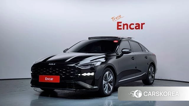 Kia K8 Hybrid 2021 Черный из Кореи