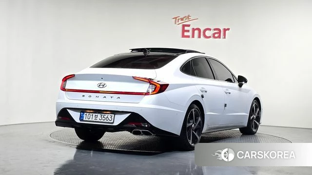 Hyundai Sonata (DN8) 2022 Белый из Кореи