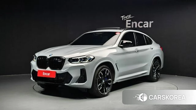 BMW X4 (G02) 2022 Светло-серебряный цвет из Кореи