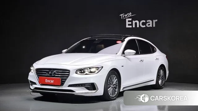 Hyundai Grandeur IG Hybrid 2019 Белый из Кореи