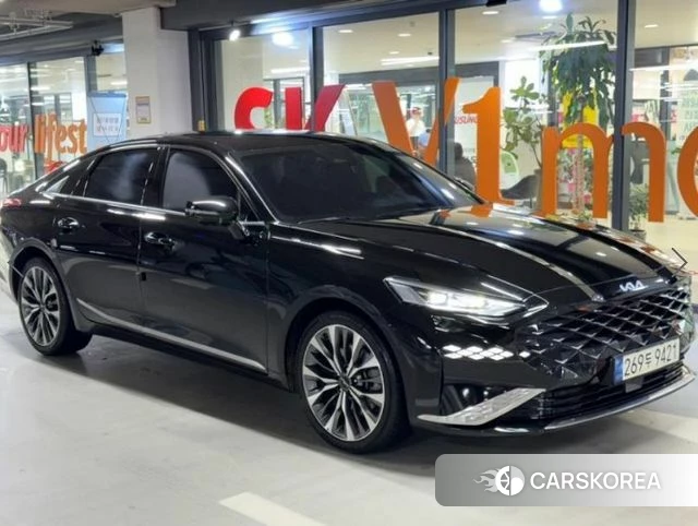 Kia K8 2021 Черный из Кореи