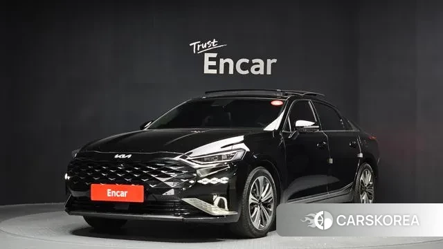 Kia K8 Hybrid 2022 Черный из Кореи