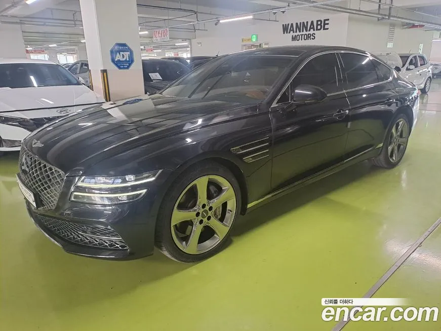 Genesis G80 (RG3) 2020 Черный из Кореи