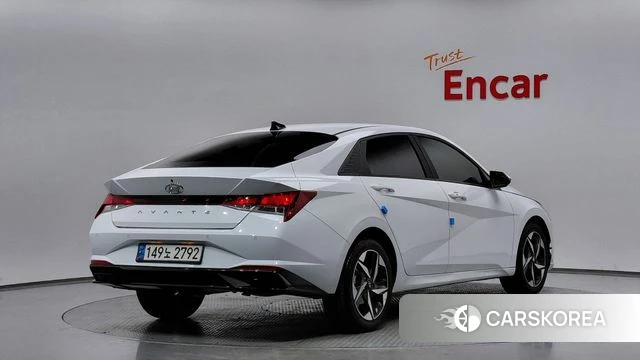 Hyundai Avante (CN7) 2021 Белый из Кореи