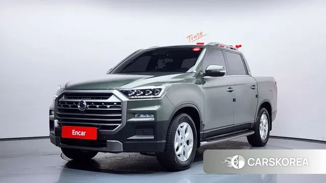 Ssangyong The New Rexton Sport 2024 Светло-зеленый из Кореи