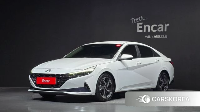 Hyundai Avante (CN7) 2020 Белый из Кореи