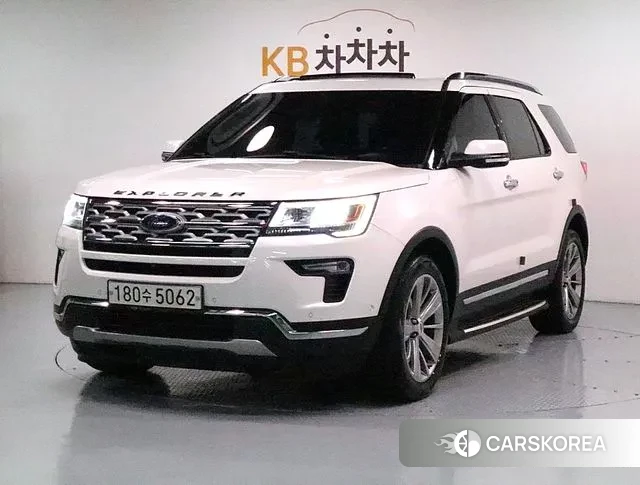 Ford Explorer 2018 Белый из Кореи