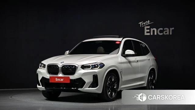 BMW iX3 2024 Белый из Кореи