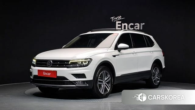 Volkswagen Tiguan Allspace 2020 Белый из Кореи
