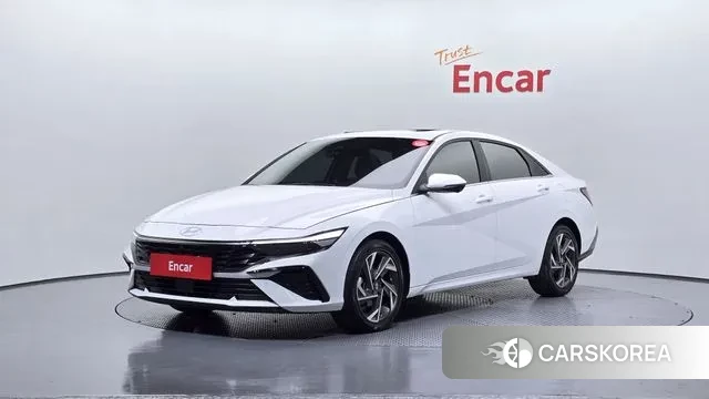 Hyundai The New Avante (CN7) 2024 Белый из Кореи