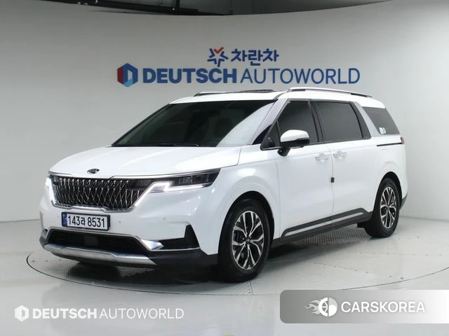 Kia Carnival 4th generation 2021 Белый из Кореи