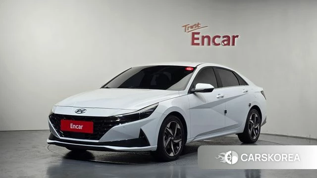 Hyundai Avante (CN7) 2022 Белый из Кореи