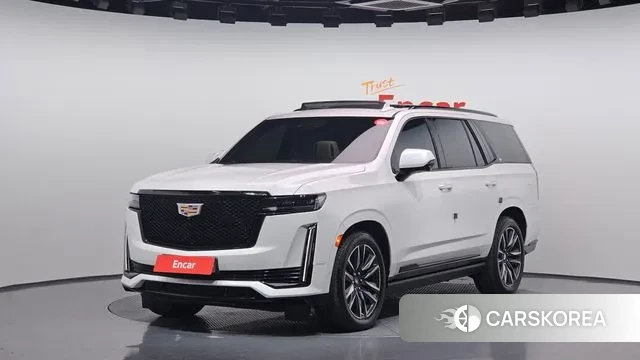 Cadillac Escalade 5th Generation 2021 Белый из Кореи