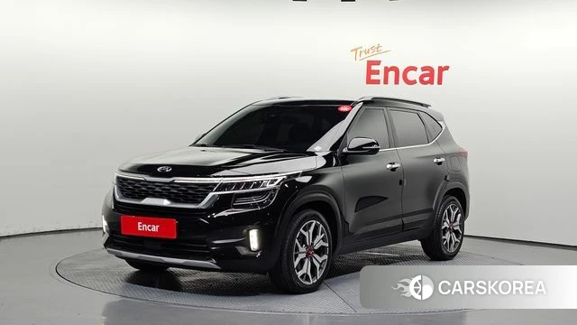 Kia Seltos 2020 Черный из Кореи