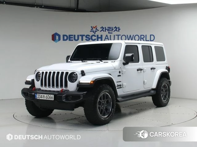 Jeep Wrangler (JL) 2021 Белый из Кореи