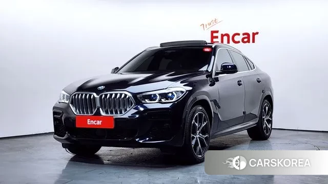 BMW X6 (G06) 2022 Черный из Кореи