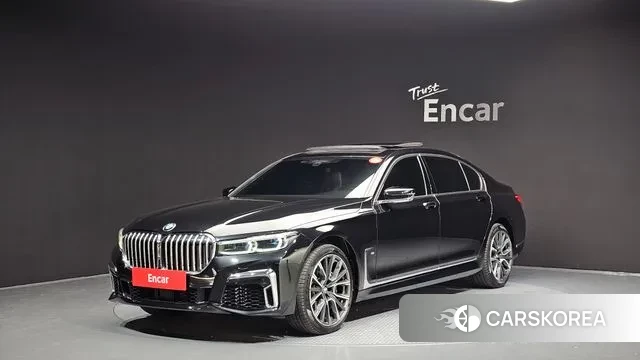 BMW 7 Series (G11) 2021 Черный из Кореи