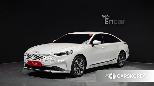 Kia K8 Hybrid 2023 Белый из Кореи