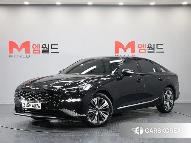 Kia K8 Hybrid 2024 Черный из Кореи