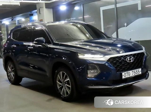 Hyundai Santa Fe TM 2019 Синий из Кореи
