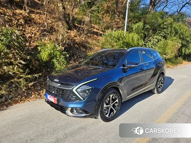 Kia Sportage 5th Generation Hybrid 2023 Синий из Кореи