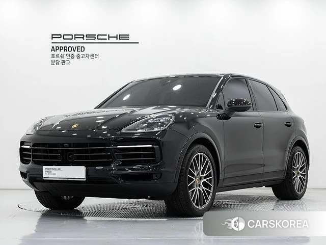 Porsche Cayenne (PO536) 2023 Черный из Кореи