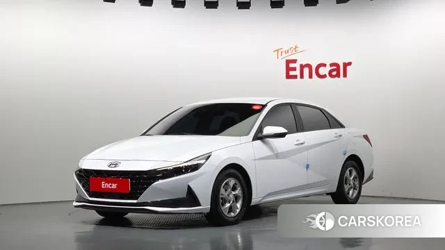 Hyundai Avante (CN7) 2021 Белый из Кореи