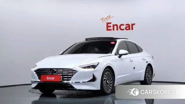 Hyundai Sonata Hybrid (DN8) 2021 Белый из Кореи