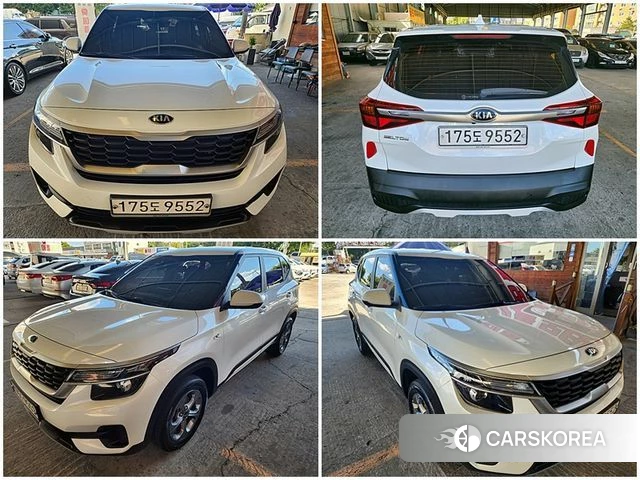 Kia Seltos 2021 Белый из Кореи