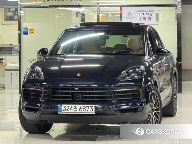 Porsche Cayenne (PO536) 2021 Синий из Кореи