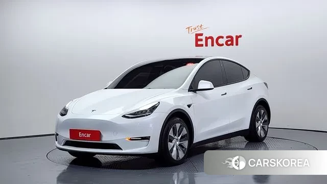 Tesla Model Y 2022 Белый из Кореи
