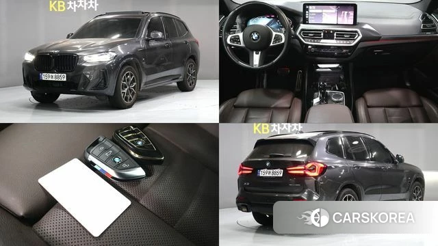 BMW X3 (G01) 2023 Серый из Кореи