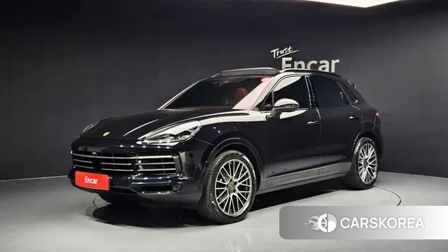 Porsche Cayenne (PO536) 2022 Черный из Кореи