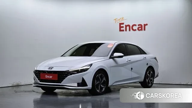 Hyundai Avante (CN7) 2023 Белый из Кореи