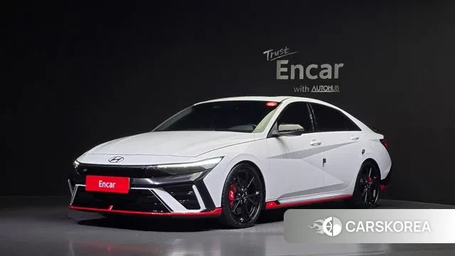 Hyundai The New Avante (CN7) 2023 Белый из Кореи