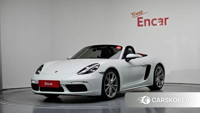 Porsche 718 Boxster 2019 Белый из Кореи