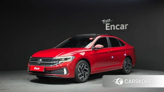 Volkswagen 7th Generation of Jetta 2023 Красный из Кореи