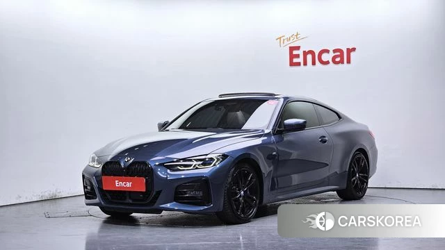 BMW 4 Series (G22) 2021 Синий из Кореи