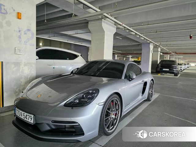Porsche 718 Cayman 2021 Серебряный из Кореи