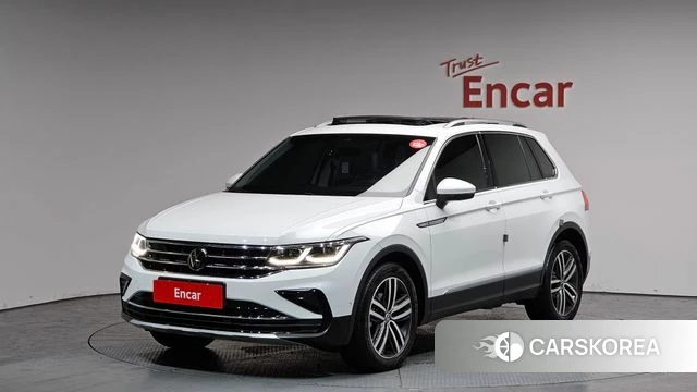 Volkswagen Tiguan second Generation 2024 Белый из Кореи