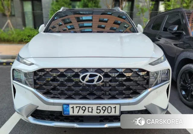 Hyundai The New Santa Fe 2021 Белый из Кореи