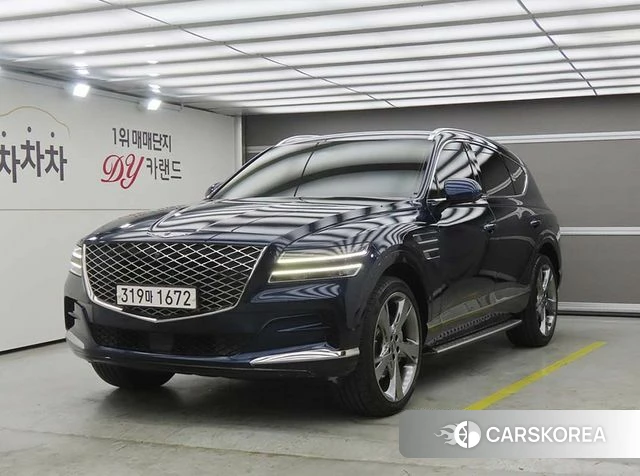 Genesis GV80 2021 Синий из Кореи
