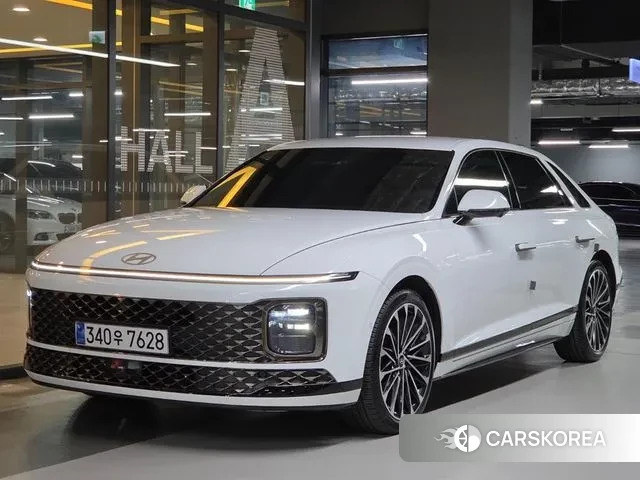 Hyundai Grandeur Hybrid (GN7) 2024 Белый из Кореи