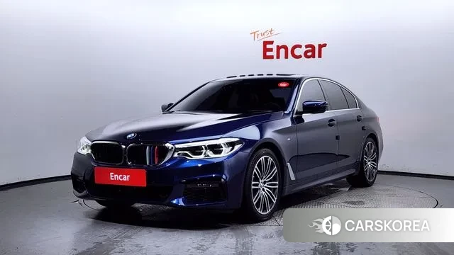 BMW 5 Series (G30) 2020 Синий из Кореи