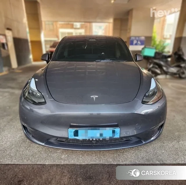Tesla Model Y 2021 Серый из Кореи