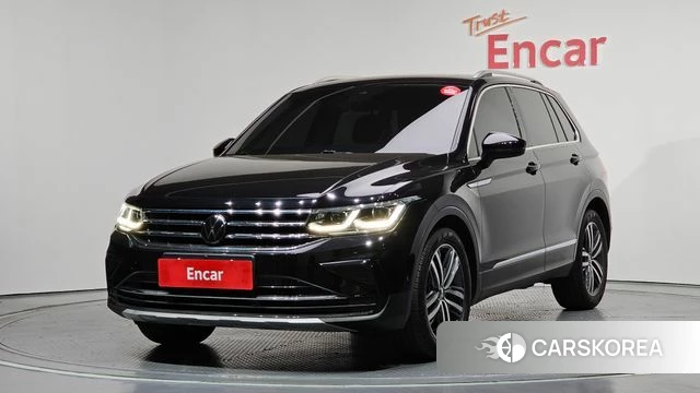 Volkswagen Tiguan second Generation 2023 Черный из Кореи
