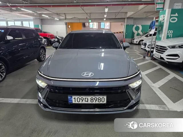 Hyundai Sonata D Edge Hybrid (DN8) 2023 Серебристо-серый из Кореи