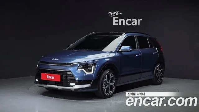 Kia Di Ol Nu Niro 2022 Синий из Кореи